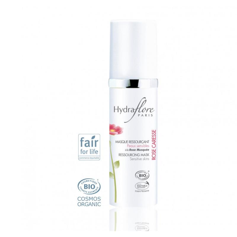 Umirujuca maska Rose Caresse Hydraflore Bio1