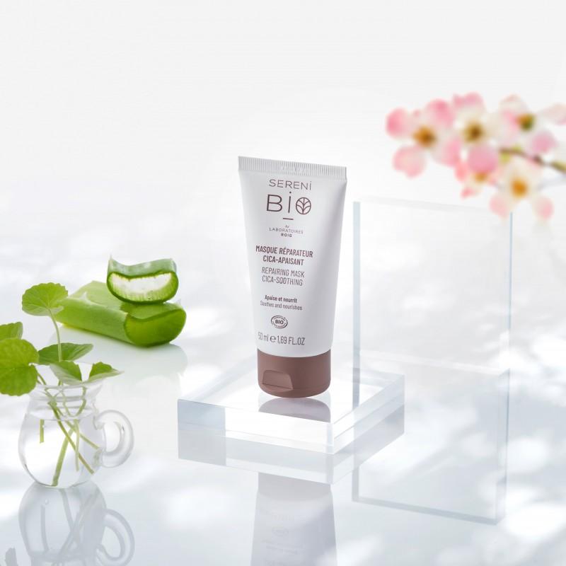 Umirujuca obnavljajuca maska Serenibio Bio²2